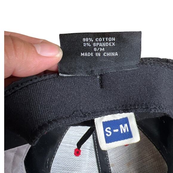 Vintage Eminem Rap Black & Red Fitted Cap Size S-M Bio-Domes - Picture 8 of 11